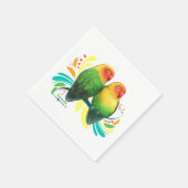 Serviette En Papier Fischer Lovebirds (Coin)
