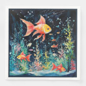 Serviette En Papier Fish Dreamland, perfection aquarium, (Devant)