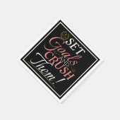 Serviette En Papier Fixer des objectifs et écraser leur devis (Coin)