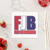 Serviette En Papier FJB - Lets Go Brandon (En situation)