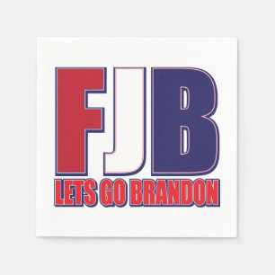 Serviette En Papier FJB - Lets Go Brandon