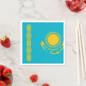 Serviette En Papier Flag (En situation)