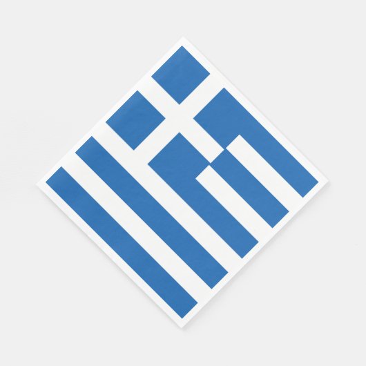 Serviette En Papier Flag de Greece (Coin)