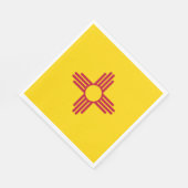 Serviette En Papier Flag du Nouveau-Mexique (Coin)