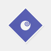 Serviette En Papier Flag of Ibaraki Prefecture, Japan  (Coin)