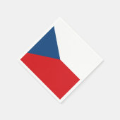 Serviette En Papier Flagge Tschechien (Coin)
