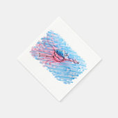 Serviette En Papier Flamant Hydraté (Coin)