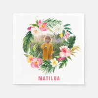 flamant jaune rose fleuri tropical élégant