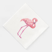 SERVIETTE EN PAPIER FLAMANT ROSE 2 (Coin)