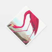 Serviette En Papier Flamant rose américain par John James Audubon (Coin)