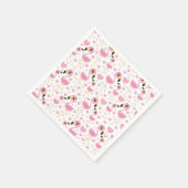 Serviette En Papier Flamant rose Baby shower mignon Tropical (Coin)