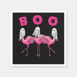 Serviette En Papier Flamant rose  Costume de Flamant rose fantôme Boo