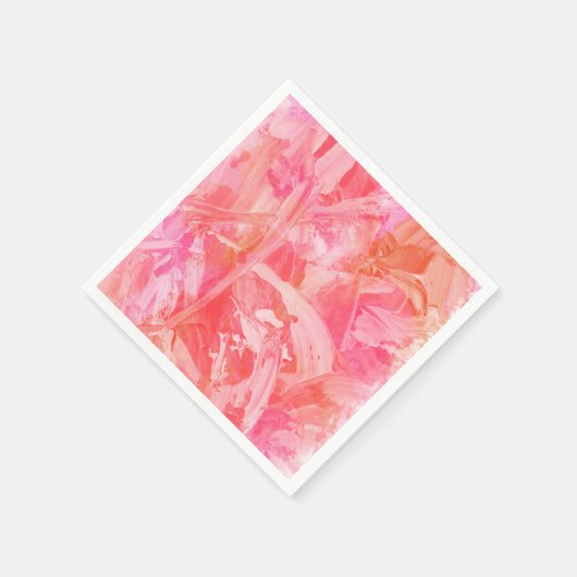 Serviette En Papier Flamant rose rose (Coin)