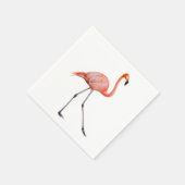 Serviette En Papier Flamant rose rose (Coin)