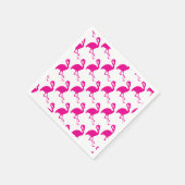 Serviette En Papier Flamant rose rose chaud (Coin)