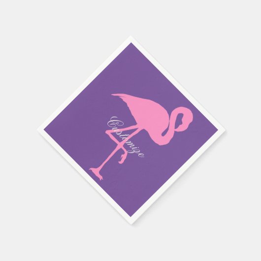 Serviette En Papier Flamant rose rose Thunder_Cove (Coin)