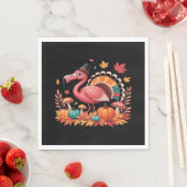 Serviette En Papier Flamant rose Turquie mignonne Flamant rose Turquie (En situation)