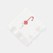 SERVIETTE EN PAPIER FLAMANT ROSE YOGA (Coin)