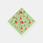 Serviette En Papier Flamants roses en papier serviettes (Coin)
