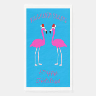 Serviette En Papier Flamants roses lesbiens de Noël Flamant Belles per