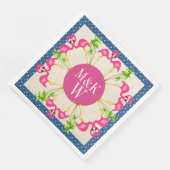 Serviette En Papier Flamants roses roses articles de table (Coin)