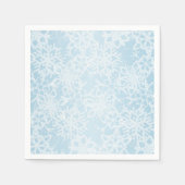 Serviette En Papier Flambeaux d'hiver (Devant)