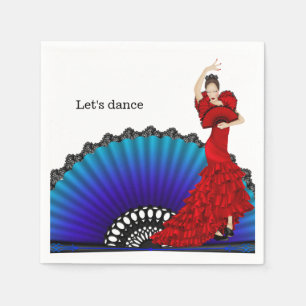 Serviette En Papier Flamenco