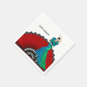 Serviette En Papier Flamenco (Coin)
