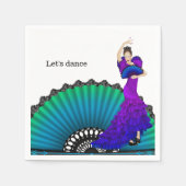 Serviette En Papier Flamenco (Devant)