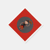 Serviette En Papier Flamengo espagnol fête d'anniversaire (Coin)