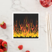 Serviette En Papier Flames serviettes (En situation)