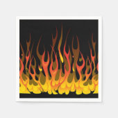 Serviette En Papier Flames serviettes (Devant)