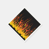 Serviette En Papier Flames serviettes (Coin)