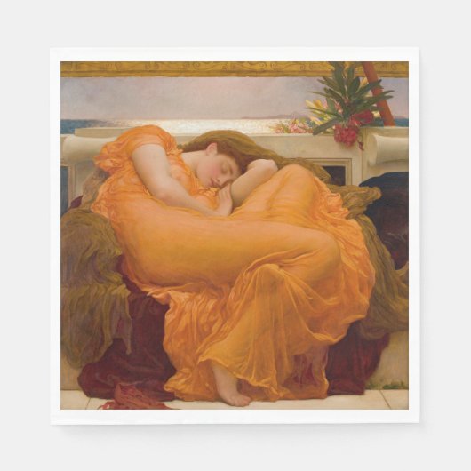Serviette En Papier Flaming June (de Frederic Leighton) (Devant)