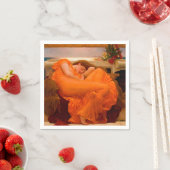 Serviette En Papier Flaming June par Lord Frederic Leighton (En situation)