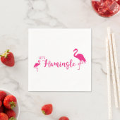 Serviette En Papier Flamingle (En situation)