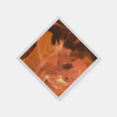 Serviette En Papier Flamme dansante Abstraite (Coin)