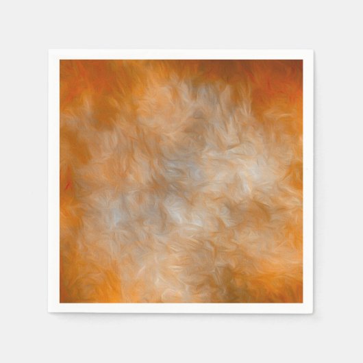 Serviette En Papier Flammes (Devant)