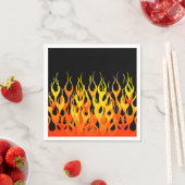 Serviette En Papier Flammes de course Hot Classic en flammes (En situation)