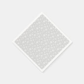 Serviette En Papier Flammes de neige blanches sur le Motif d'hiver arg (Coin)