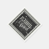 Serviette en papier Flannel et Frost - Blanche - N (Coin)