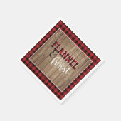 Serviette en papier Flannel et Frost - Rouge - Boi (Coin)