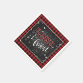 Serviette en papier Flannel et Frost - Rouge - Nei (Coin)