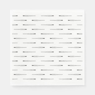 Serviette En Papier Flèche à travers les coeurs COULEUR ARRIÈRE - PLAN