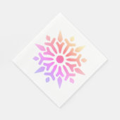 Serviette En Papier Flèche arc-en-ciel (Coin)