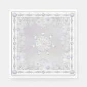 Serviette En Papier Flèche blanche (Devant)