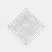 Serviette En Papier Flèche blanche (Coin)