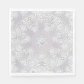 Serviette En Papier Flèche blanche (Devant)