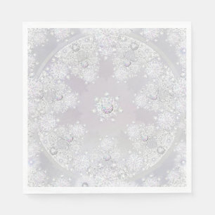 Serviette En Papier Flèche blanche