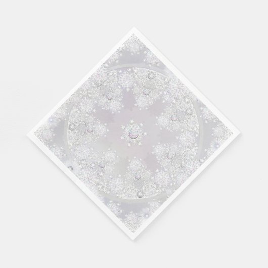 Serviette En Papier Flèche blanche (Coin)
